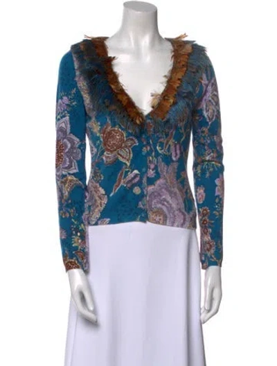 Pre-owned Blumarine Vintage 2000's Sweater In Blue
