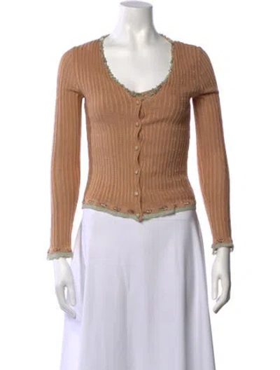 Pre-owned Blumarine Vintage 2000's Sweater In Neutrals