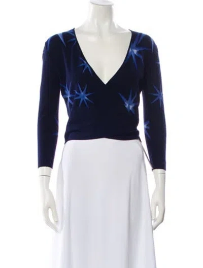 Pre-owned Blumarine Vintage 2000's Top In Blue