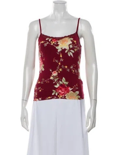 Pre-owned Blumarine Vintage 2000's Top In Red