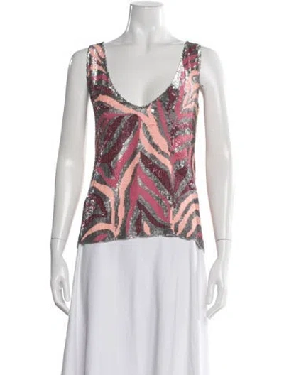 Pre-owned Blumarine Vintage 2008 Top In Gray