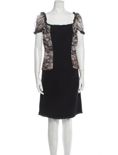 Pre-owned Blumarine Vintage Knee-length Dress In Black