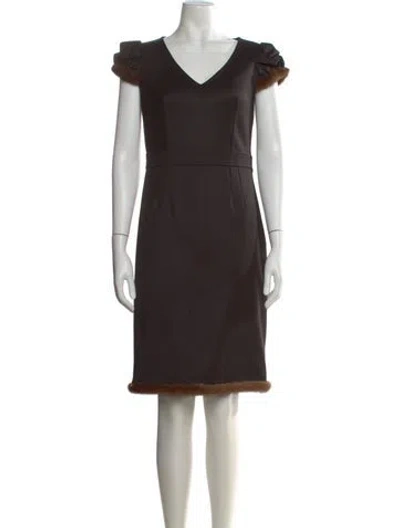 Pre-owned Blumarine Vintage Knee-length Dress In Black