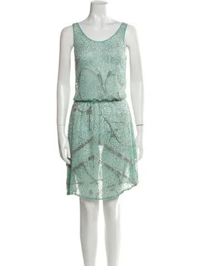 Pre-owned Blumarine Vintage Knee-length Dress In Green