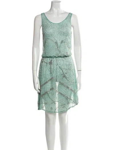 Pre-owned Blumarine Vintage Knee-length Dress In Green