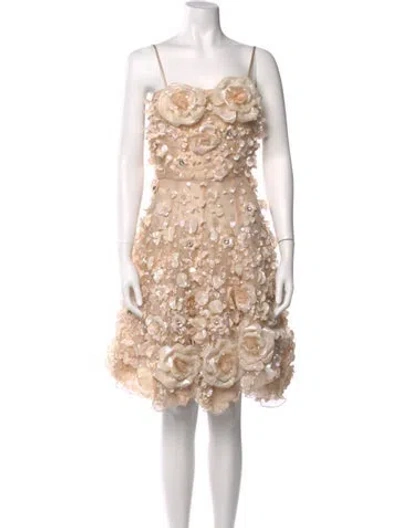 Pre-owned Blumarine Vintage Knee-length Dress In Neutral