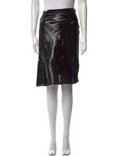 Pre-owned Blumarine Vintage Knee-length Skirt In Black