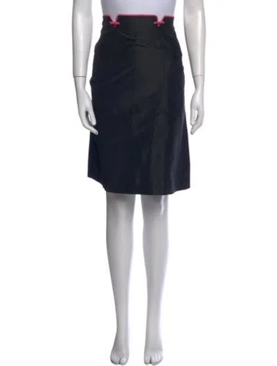Pre-owned Blumarine Vintage Knee-length Skirt In Black