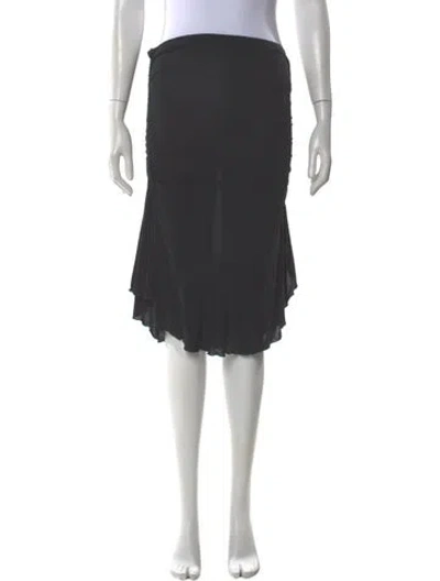 Pre-owned Blumarine Vintage Knee-length Skirt In Black