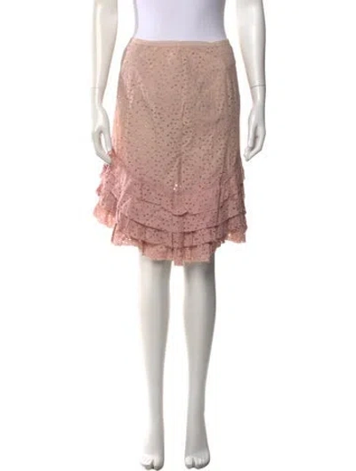 Pre-owned Blumarine Vintage Knee-length Skirt In Pink