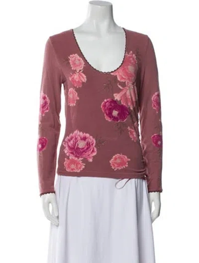 Pre-owned Blumarine Vintage Late 1990's - Early 2000's Blouse In Pink