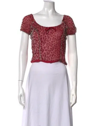 Pre-owned Blumarine Vintage Late 1990's - Early 2000's Blouse In Pink