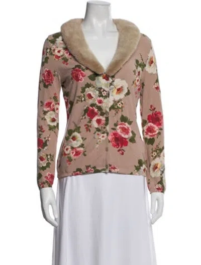 Pre-owned Blumarine Vintage Late 1990's - Early 2000's Jacket In Neutrals