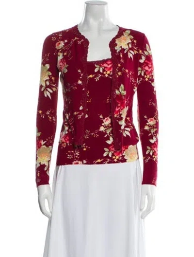 Pre-owned Blumarine Vintage Late 1990's - Early 2000's Set In Burgundy