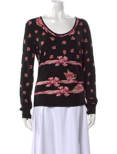 Pre-owned Blumarine Vintage Late 1990's - Early 2000's Sweater In Black