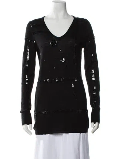 Pre-owned Blumarine Vintage Late 1990's - Early 2000's Sweater In Black