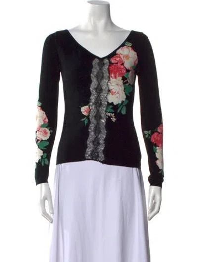 Pre-owned Blumarine Vintage Late 1990's - Early 2000's Sweater In Black
