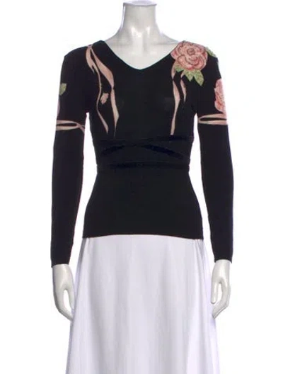 Pre-owned Blumarine Vintage Late 1990's - Early 2000's Sweater In Black
