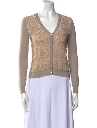 Pre-owned Blumarine Vintage Late 1990's - Early 2000's Sweater In Neutral