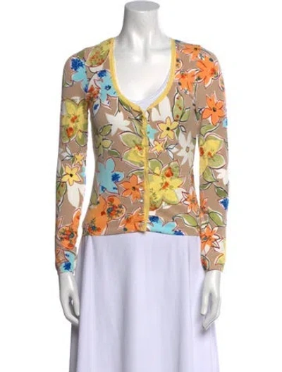 Pre-owned Blumarine Vintage Late 1990's - Early 2000's Sweater In Neutral