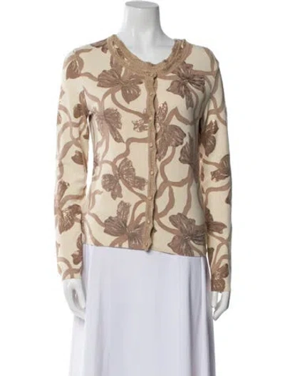 Pre-owned Blumarine Vintage Late 1990's - Early 2000's Sweater In Neutral