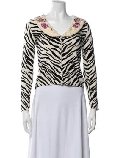 Pre-owned Blumarine Vintage Late 1990's - Early 2000's Sweater In Neutral