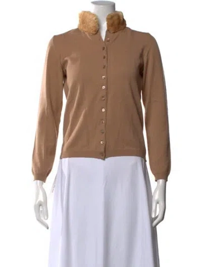 Pre-owned Blumarine Vintage Late 1990's - Early 2000's Sweater In Neutrals