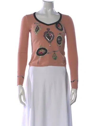 Pre-owned Blumarine Vintage Late 1990's - Early 2000's Sweater In Pink