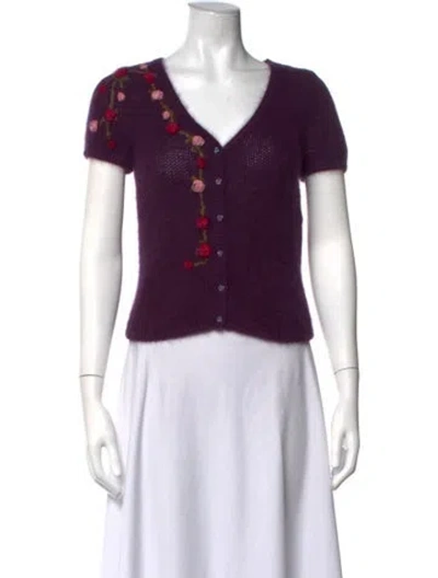 Pre-owned Blumarine Vintage Late 1990's - Early 2000's Sweater In Purple