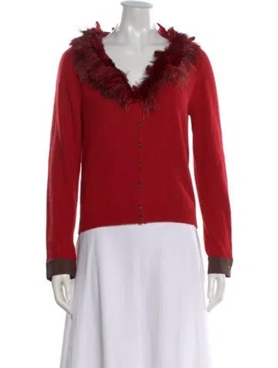 Pre-owned Blumarine Vintage Late 1990's - Early 2000's Sweater In Red