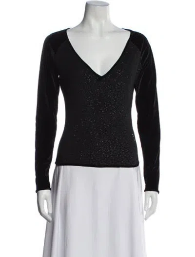 Pre-owned Blumarine Vintage Late 1990's - Early 2000's Top In Black