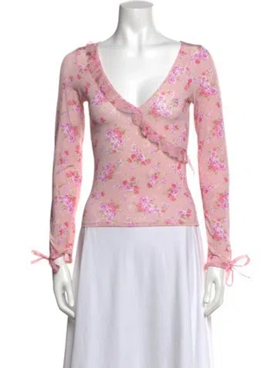 Pre-owned Blumarine Vintage Late 1990's - Early 2000's Top In Pink