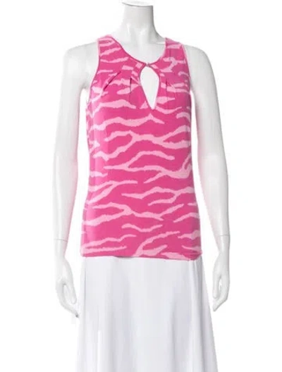 Pre-owned Blumarine Vintage Late 2000's - Early 2010's Top In Pink