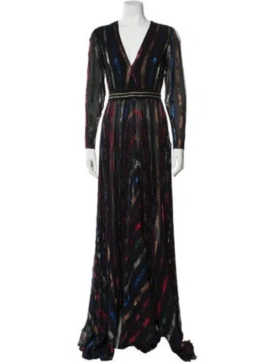 Pre-owned Blumarine Vintage Long Dress In Black