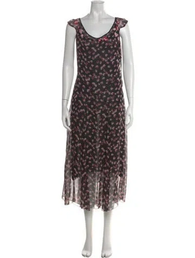 Pre-owned Blumarine Vintage Long Dress In Black