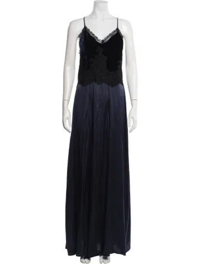 Pre-owned Blumarine Vintage Long Dress In Blue