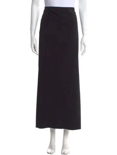 Pre-owned Blumarine Vintage Long Skirt In Black