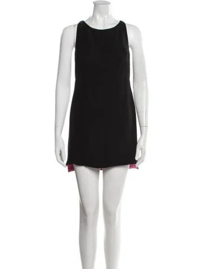 Pre-owned Blumarine Vintage Mini Dress In Black