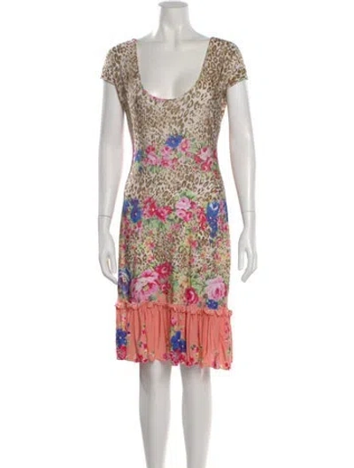 Pre-owned Blumarine Vintage Mini Dress In Multi