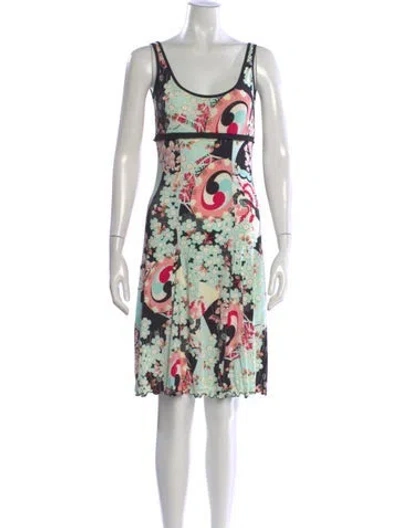 Pre-owned Blumarine Vintage Mini Dress In Multi