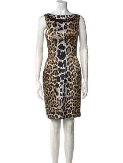 Pre-owned Blumarine Vintage Mini Dress In Neutral