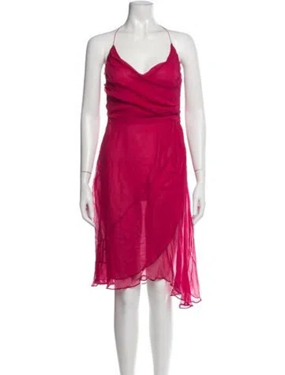 Pre-owned Blumarine Vintage Mini Dress In Pink