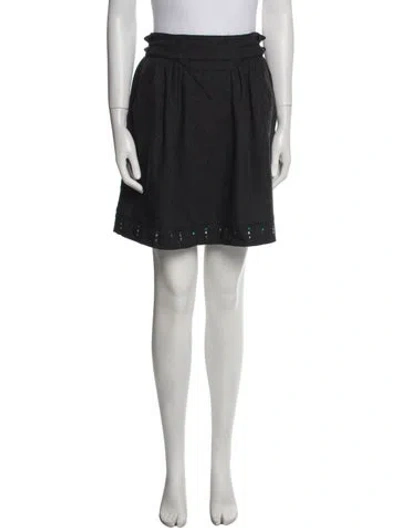 Pre-owned Blumarine Vintage Mini Skirt In Gray