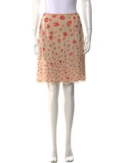 Pre-owned Blumarine Vintage Mini Skirt In Neutral