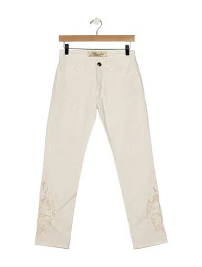 Pre-owned Blumarine Vintage Straight Leg Jeans In Neutrals