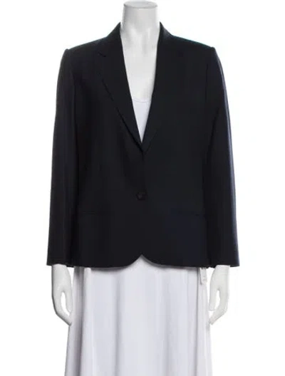 Pre-owned Blumarine Virgin Wool Blazer In Blue