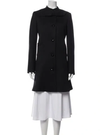 Pre-owned Blumarine Virgin Wool Coat In Black