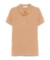 Blumarine Virgin Wool Top In Nude