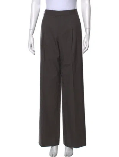 Pre-owned Blumarine Virgin Wool Wide Leg Pants W/ Tags In Gray