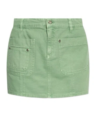 BLUMARINE COTTON MINI SKIRT